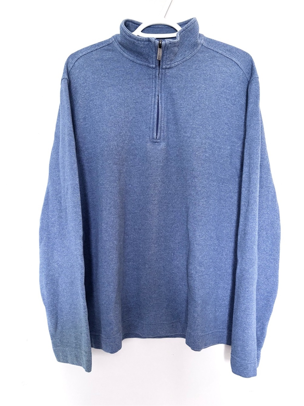Van Heusen Men's Blue Half-Zip Pullover Sweater